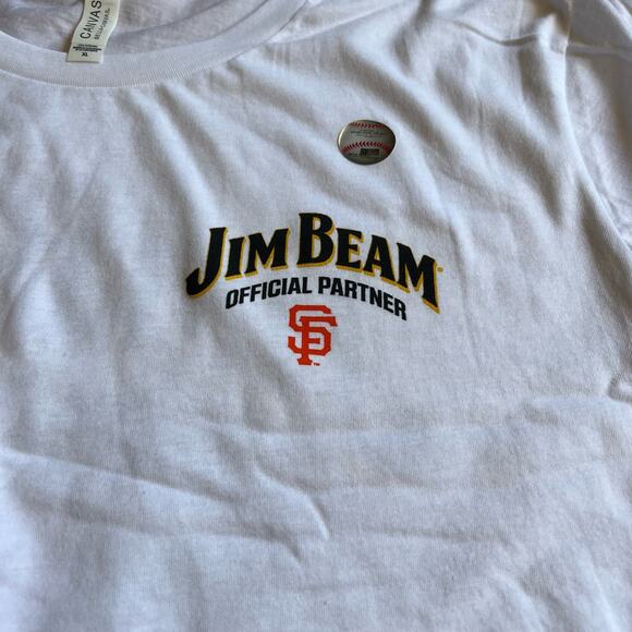 New! Jim beam San Francisco Giants XL T-shirt - Picture 3 of 8